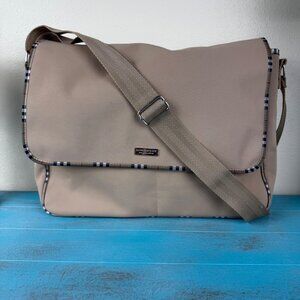 Burberry Nova Check Messenger Bag in Khaki